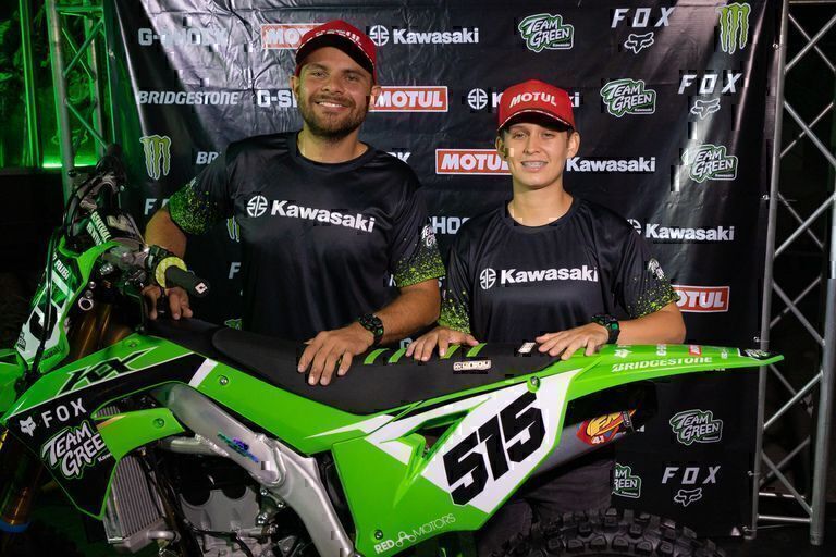 Equipo Kawasaki acelera hacia la victoria en el Campeonato Nacional de Motocross 2023